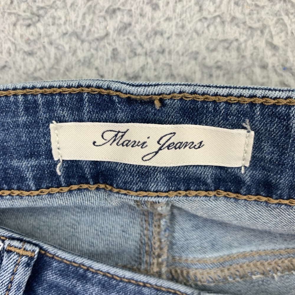 Mavi Jeans Womens 28 (28x26) Blue Side Stripe Stretch Tess High-Rise Skinny - Picture 5 of 14